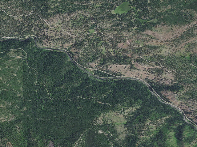Aerial image of Gold Dredge