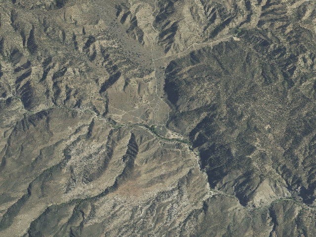 Aerial image of Gold Hill Camping Area