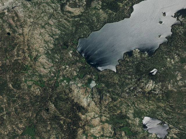 Aerial image of Gold Lake 4x4 Campground