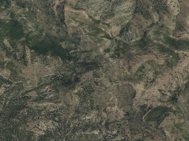 Aerial image of Gold Lake Campground