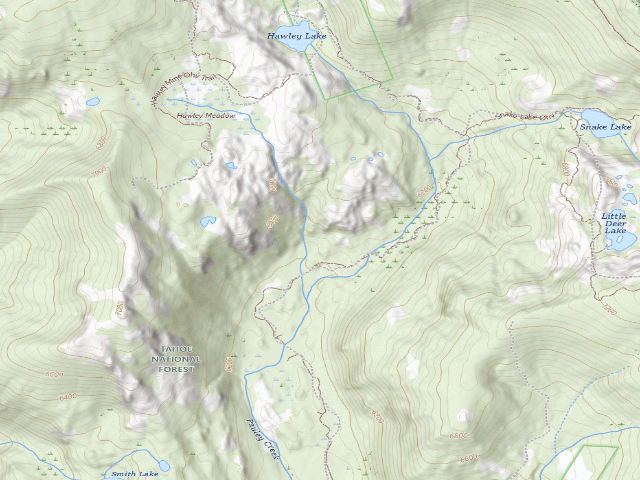 USGS topographic map of Gold Valley