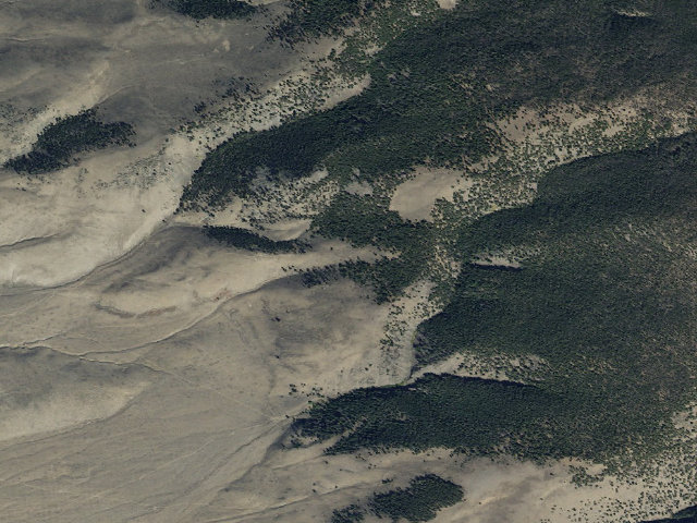 Aerial image of Goldburg Wilderness Study Area