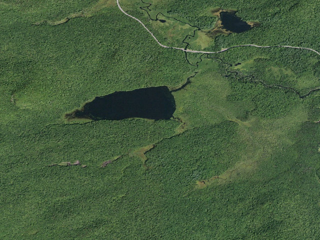 Aerial image of Good Luck Lake #6 (Ferris Lake Wild Forest)