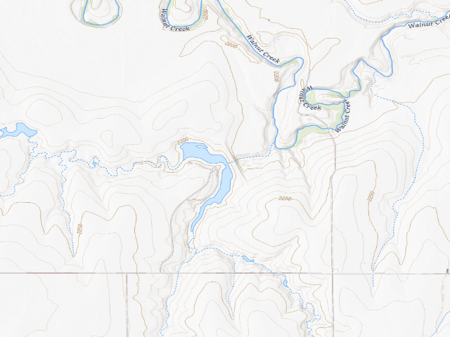 USGS topographic map of Goodman State Fishing Lake