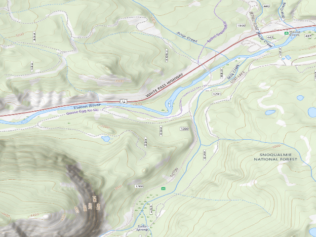 USGS topographic map of Goose Egg
