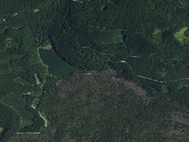 Aerial image of Goose Lake Cg
