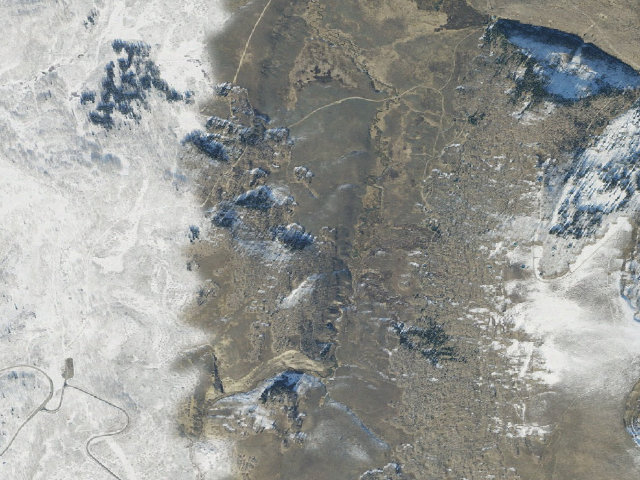 Aerial image of Gooseberry Campground