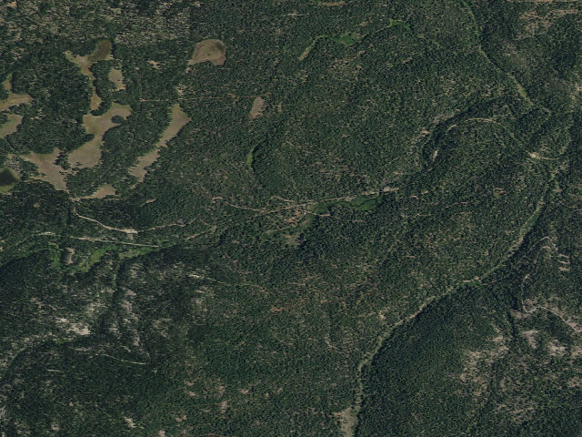 Aerial image of Goumaz Campground