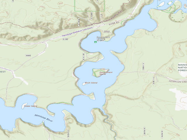 USGS topographic map of Government Landing