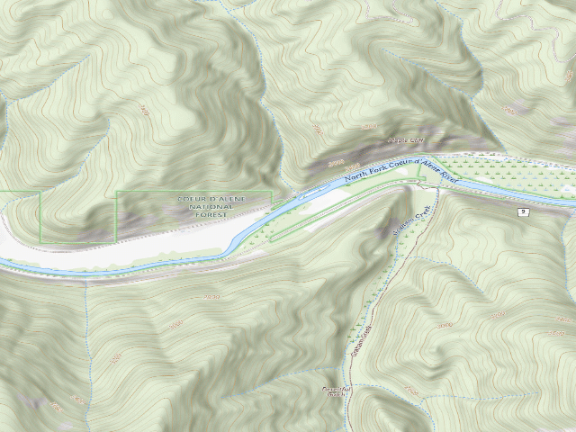 USGS topographic map of Graham Creek #1