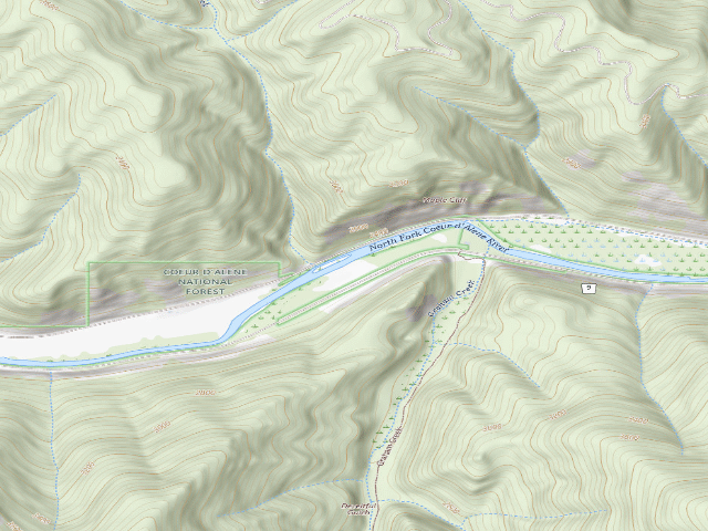 USGS topographic map of Graham Creek #6