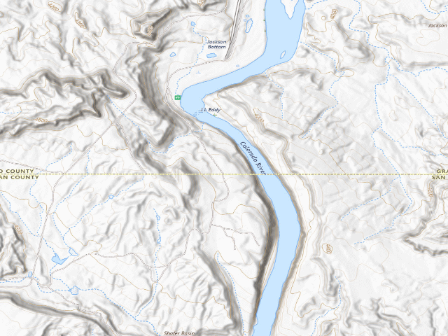 USGS topographic map of Grand County