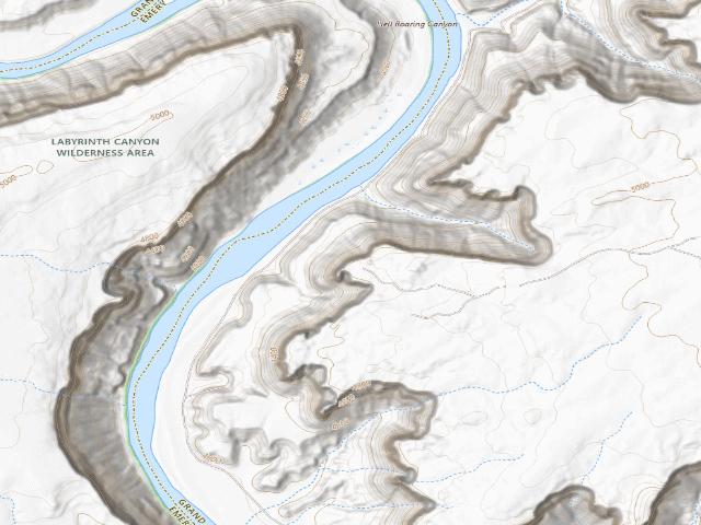 USGS topographic map of Grand County