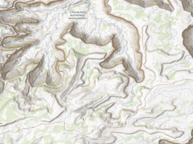 USGS topographic map of Grand Valley Open Ohv Area