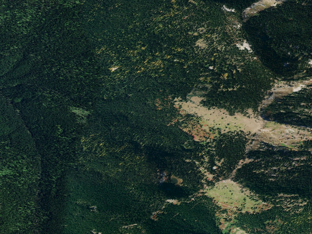 Aerial image of Grandmother Mountain Wilderness Study Area