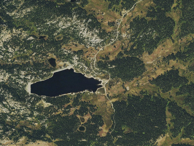 Aerial image of Granite Campground