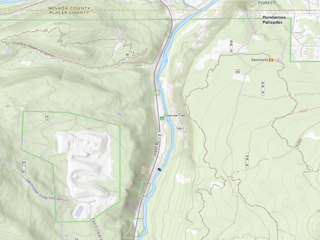 USGS topographic map of Granite Flat