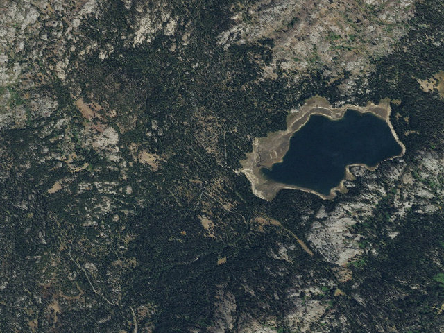 Aerial image of Granite Lake Dispersed
