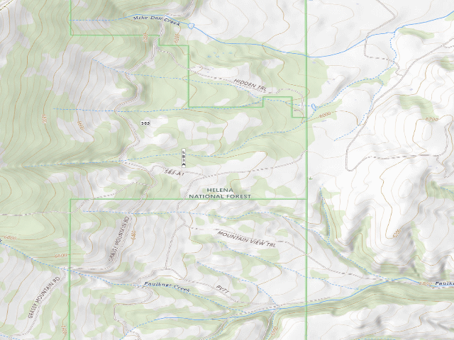 USGS topographic map of Grass Mtn Rd 583A1 004