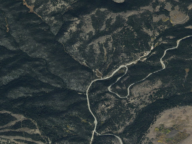 Aerial image of Grasshopper Campground