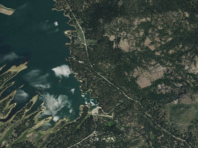 Aerial image of Grasshopper Flat Family Cg.