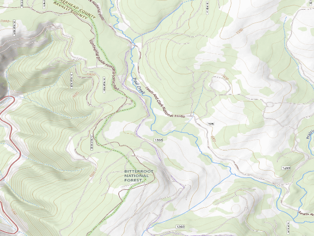 USGS topographic map of Grassy Creek