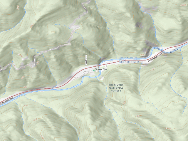 USGS topographic map of Grassy Flat