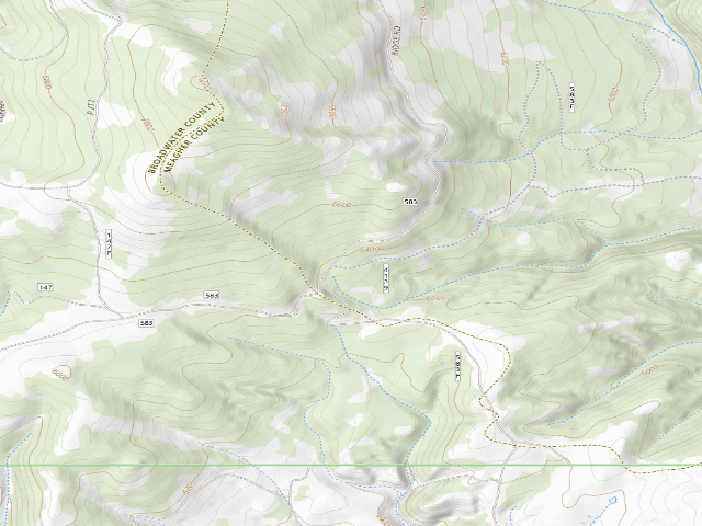 USGS topographic map of Grassy Mtn Rd 4129 009