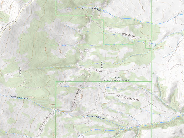 USGS topographic map of Grassy Mtn Rd 583A1 005