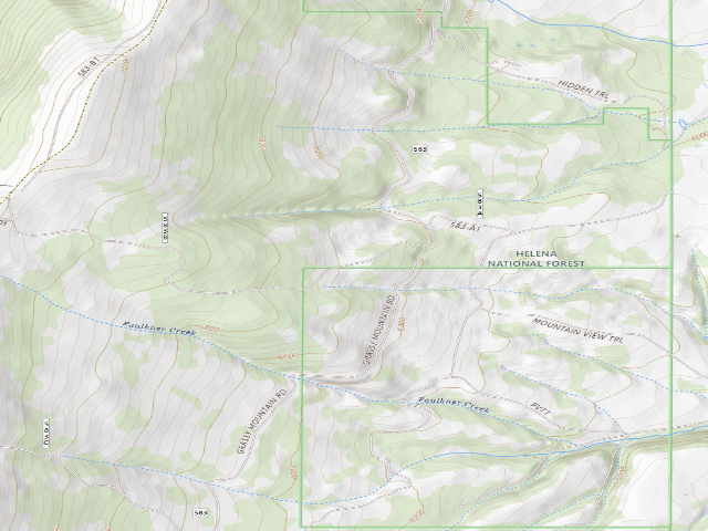 USGS topographic map of Grassy Mtn Rd 583B1 006