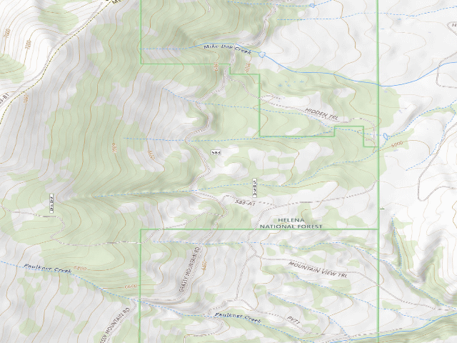 USGS topographic map of Grassy Mtn Rd583 001