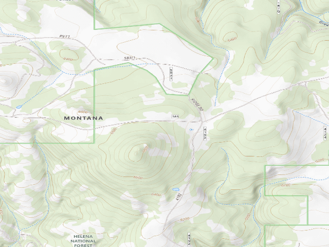USGS topographic map of Grassy Mtn Rdb583 020