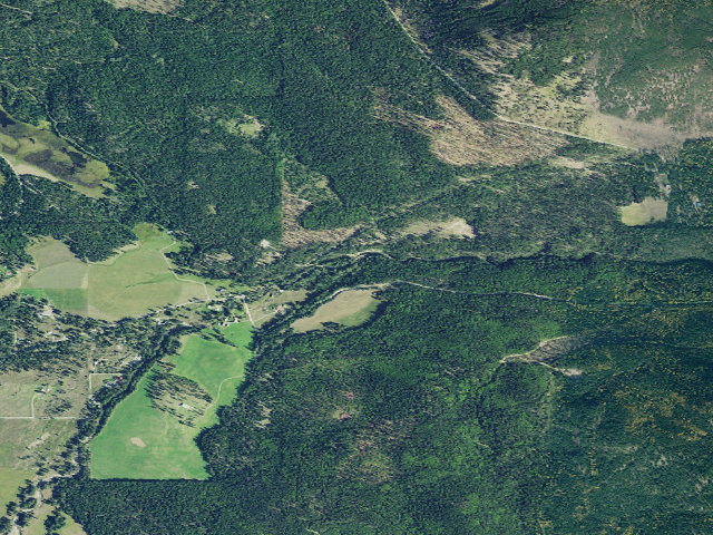 Aerial image of Grave Creek