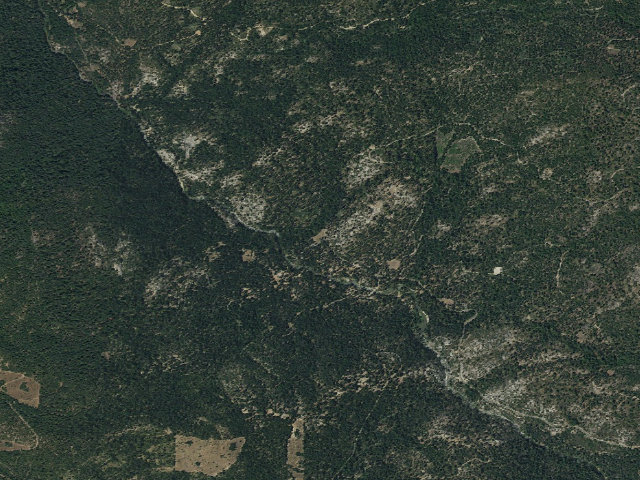 Aerial image of Gray Rock Camping Area