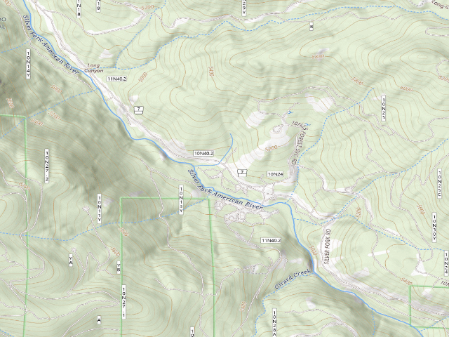 USGS topographic map of Gray Rock Camping Area