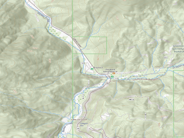 USGS topographic map of Grayback