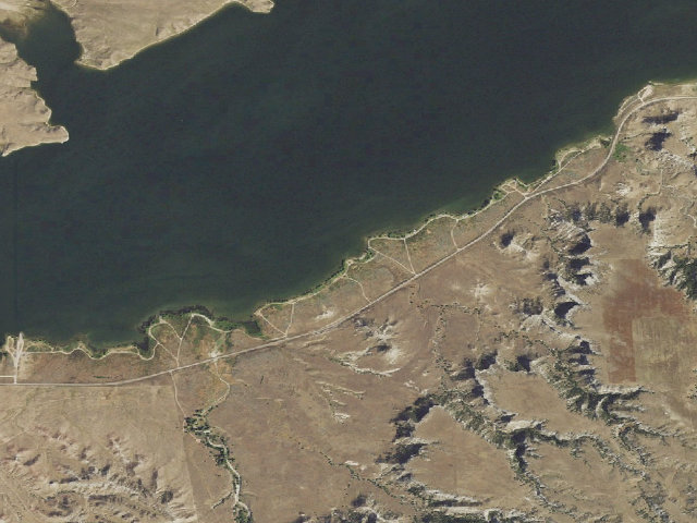Aerial image of Grayrocks Reservoir PAA Campground #4