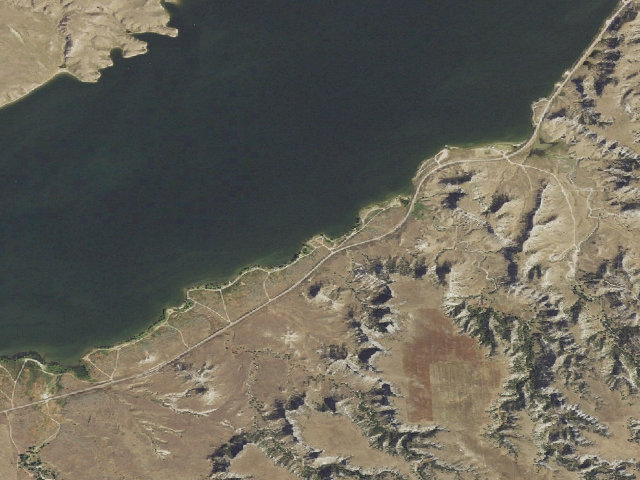 Aerial image of Grayrocks Reservoir PAA Campground #7