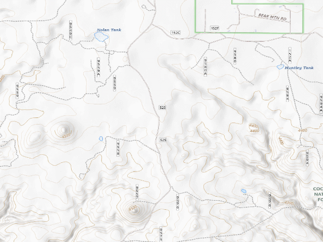 USGS topographic map of Greasy Spoon Dispersed Camping Area