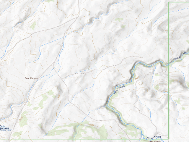 USGS topographic map of Great Western Trail