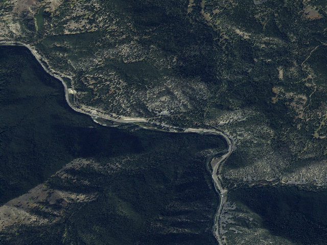 Aerial image of Greek Creek
