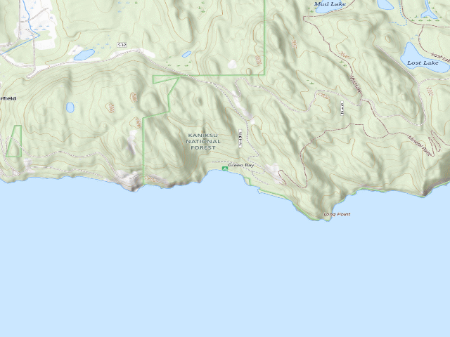 USGS topographic map of Green Bay