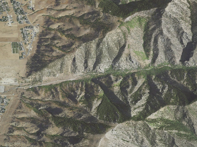 Aerial image of Green Canyon