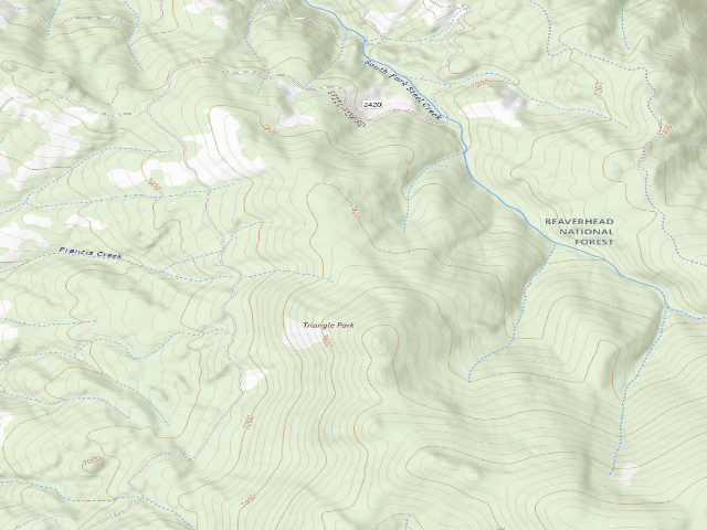 USGS topographic map of Green Grassy Field