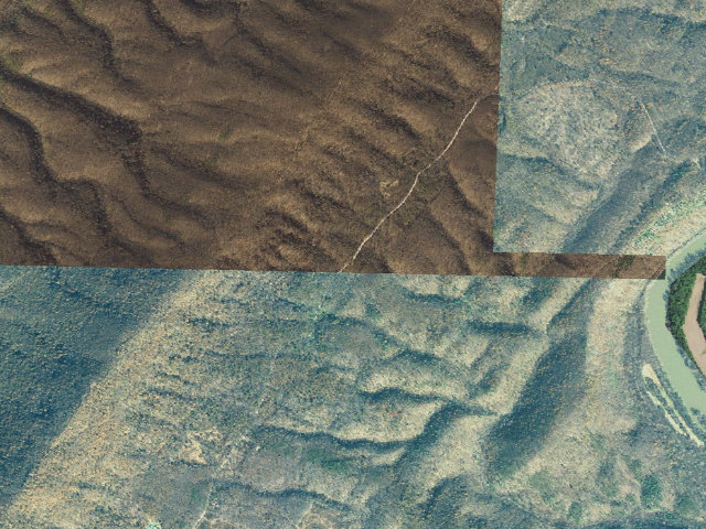Aerial image of Green Ridge State Forest primitive campsite 69