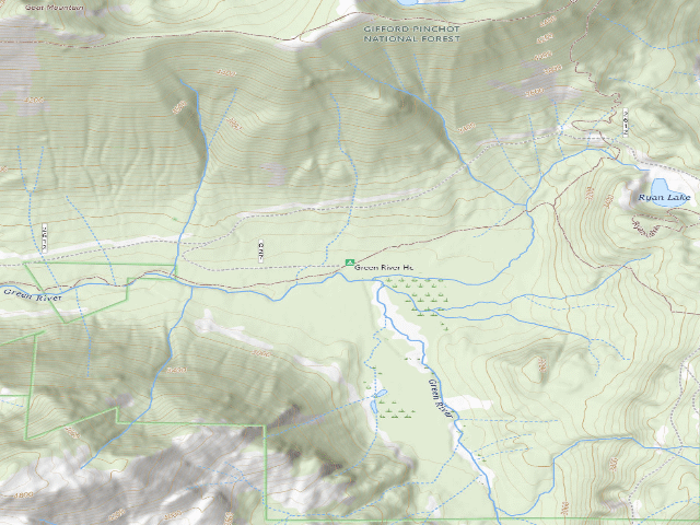 USGS topographic map of Green River Hc