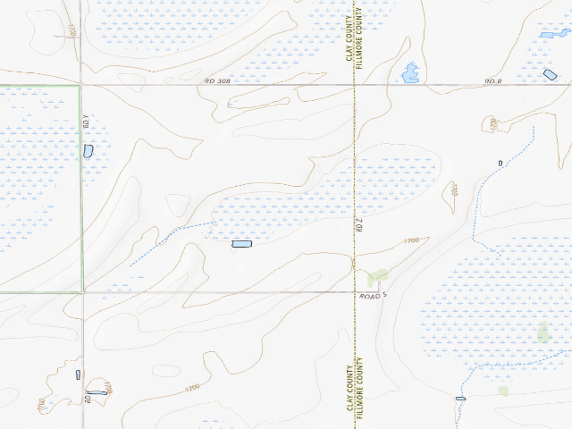 USGS topographic map of Green Wing WMA