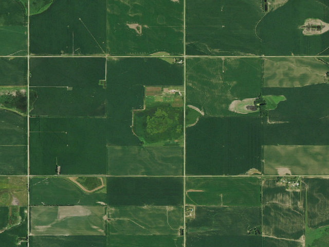 Aerial image of Greenhead WMA