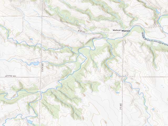USGS topographic map of Greenvale WMA