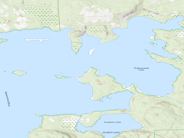 USGS topographic map of Greenwood Lake Site 1